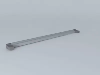 handle stainless steel towel bar Free 3D model