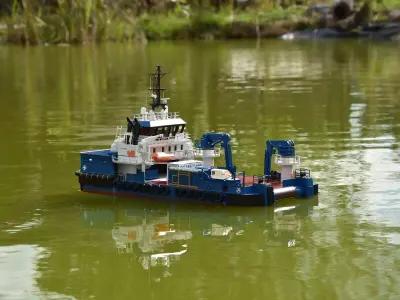 UNIVERSAL ARBEITSSCHIFF WORKBOAT SERVICE VESSEL 3D print model