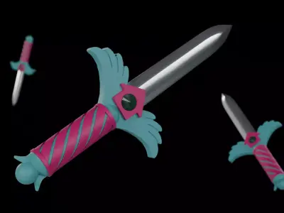 Squid Game Knife Season 3 3D model