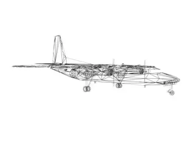 AIRCRAFT foker27 3D model