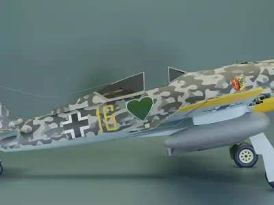 Focke-Wulf Fw 190 3D model buy