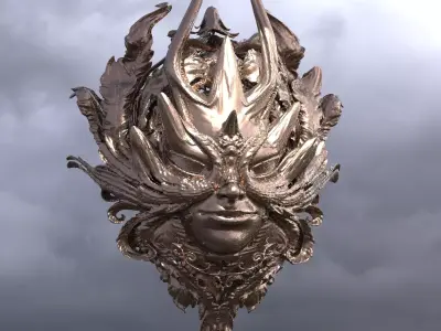 Baroque Hera Shield 2  3D model