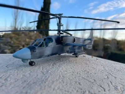 KAMOV 52 ALLIGATOR - SCALE MODEL 1-48   - ASSEMBLY KIT 3D print model