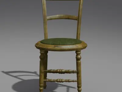 Antique Chair 3D model