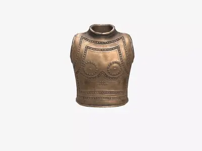Ancient Armor Marmes 3D Model Game Ready PBR Low Poly Low-poly 3D model