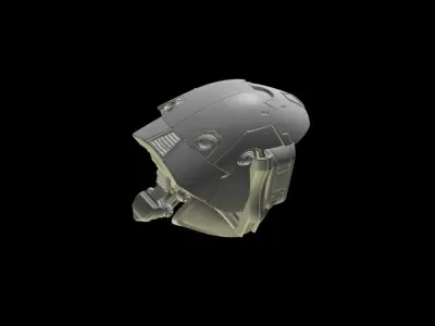 TRX Space Helmet 3D model