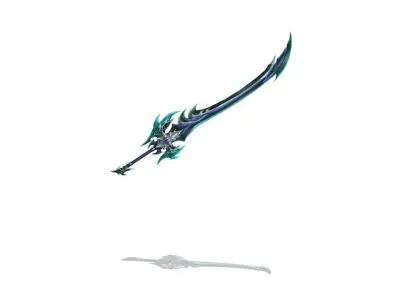 Succubus Katana Low-poly 3D model