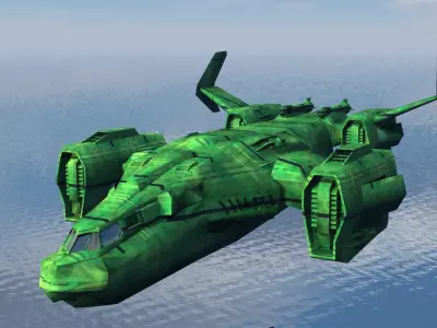 caccia naveter-A-HHH-456-S  - CIVIL MILITARY 3D model