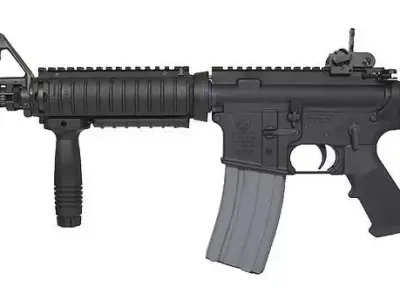 M4a1 carbine Low-poly 3D model buy