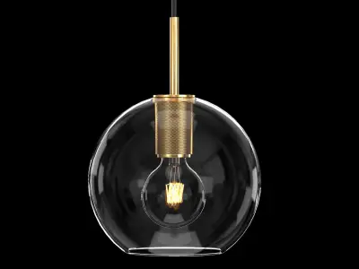 UTILITAIRE GLOBE SHADE SHENDANT 3D model