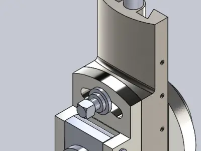 Solidworks 3D Moldel Shaper Tool Holder  3D model