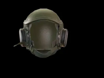 Russian CVC Helmet Low-poly 3D model
