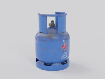 Gas Tank Low-poly 3D model buy