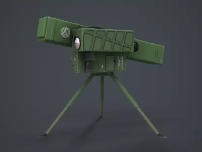 TL-4 Atgm China next generation  Low-poly 3D model
