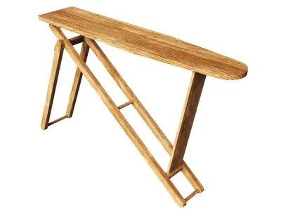 Old Antique Iron Board 3D model