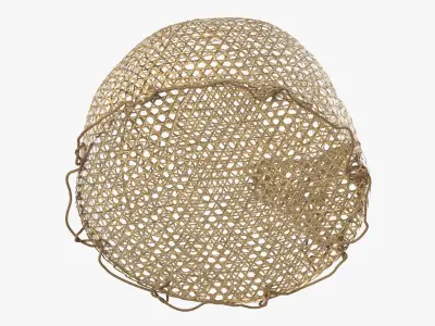 Wicker Fish Trap 3D model