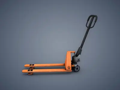 Pallet Jack Low-poly 3D model order