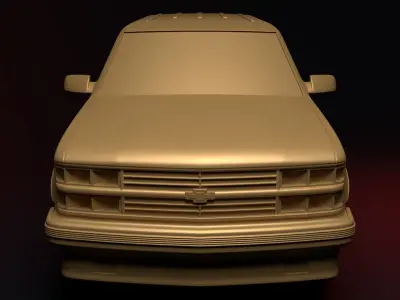 Chevrolet Tahoe I 3 door toy 3D print model