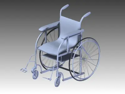 Wheel chair 2 Free 3D model