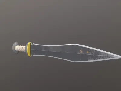 Gladius sword Low-poly 3D model