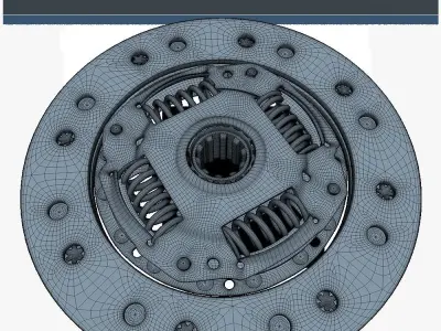 Clutch LUK Middle SM 3D model