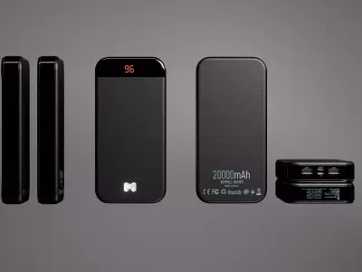 Powerbank  Low-poly 3D model