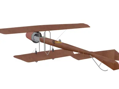 Coanda 1910 Low-poly 3D model purchase