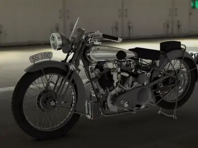 Brough-superior-ss100 3D model