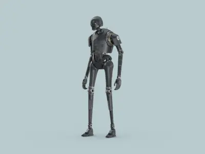 Rigged K-2SO - Standing 3D model
