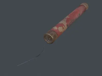 Dynamite Game ready bullets Low-poly 3D model