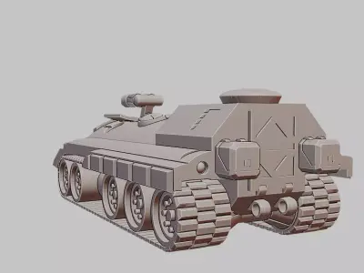 Chi Ha Infantry Combat Vehicle 3D Printable  3D print model