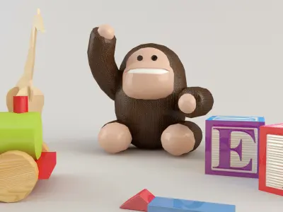 Toys Pack 2 Low-poly 3D model