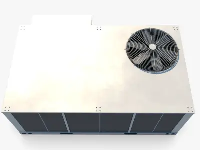 Air Conditioner 08 Low-poly 3D model