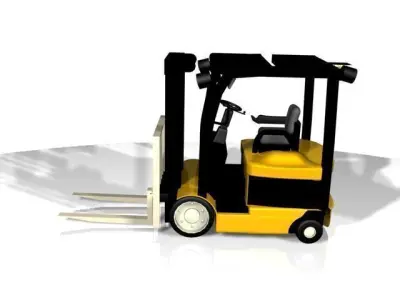 Yale Forklift Low-poly 3D model