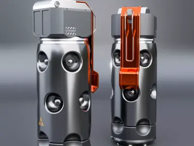 GRANADE - V03 Low-poly 3D model