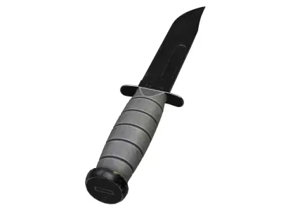 COMBAT KNIFE 3D Model Low-poly 3D model