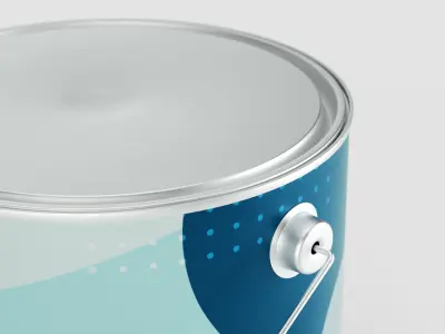 2500 ml - Paint Can 3D model