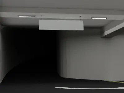 Parking Lot 3D model