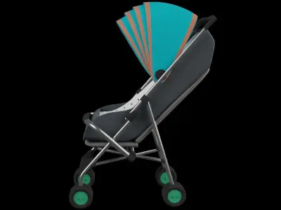 Baby Stroller 3D model order