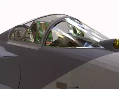 F 39C GRIPEN  Low-poly 3D model