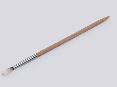 Brush V6 - Filbert Painting Tool 3D model