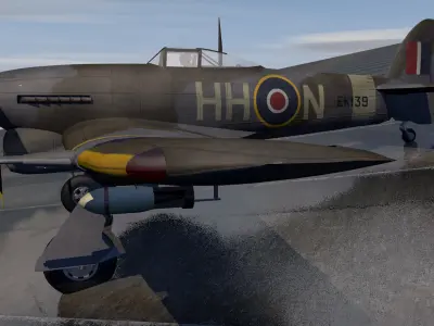 Hawker Typhoon Mk-1B early 3D model