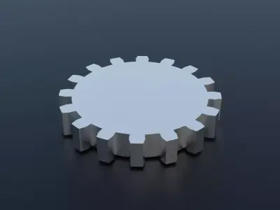 Metalic Gear Free 3D model