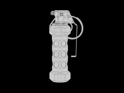 M84 Stun Grenade Low-poly 3D model