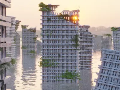 Apocalyptic City 3D model