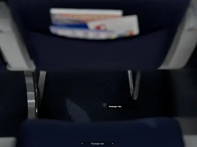 Airbus A320 Airplane Cabin 3D model