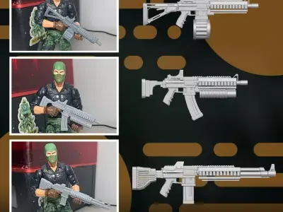 Shadowreaper Collection 3D printable files for Action Figures 3D print model