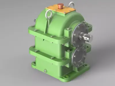 Reductor two-stage 3D model