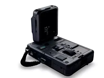 SciFi Handheld Computer Device Low-poly 3D model