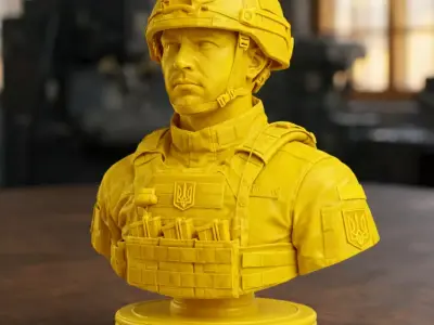 Ukraine Special Operations Forces chess piece 3D print model